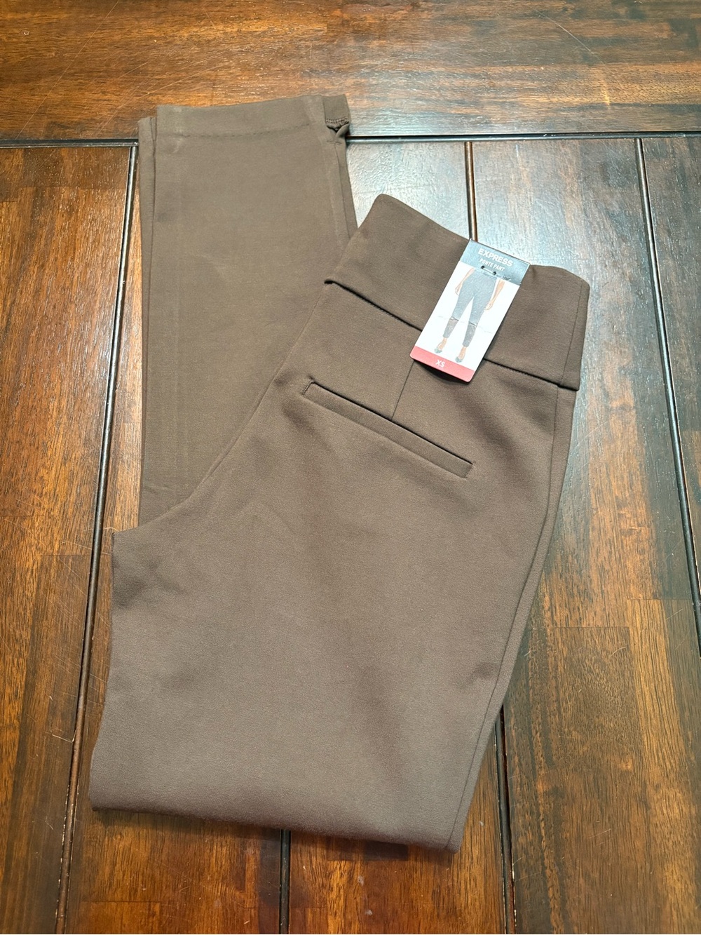 Women’s Express Ponte Pants – Espresso Brown (Size XS)